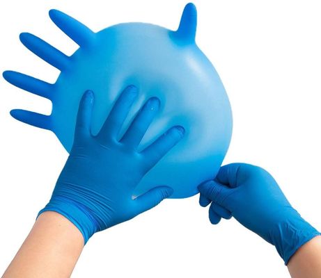Disposable free latex powder Free Nitrile Examination nitrile gloves powder free nitrile disposable gloves  with FDA