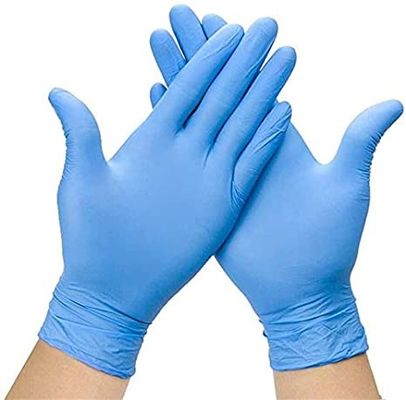Anti Bacterial Disposable Nitrile Gloves Powder Free Professional Grade Food Safe Non Latex  Convenient Dispense