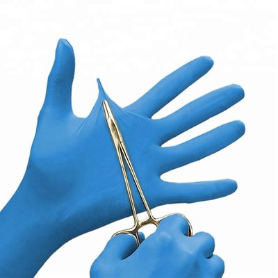 Medical grade Disposable Nitrile Gloves Anti Virus Anti Bacterial powder free Latex Free waterproof  with FDA510K CE