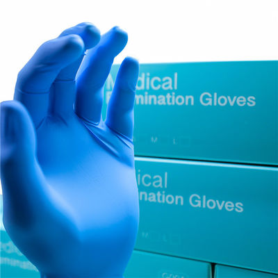 Smooth Chemical Resistant Disposable Nitrile Gloves