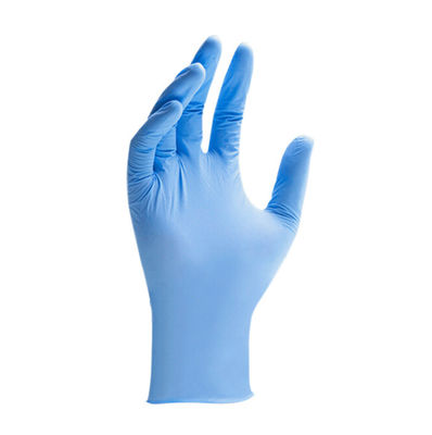 Large Royal Blue Disposable Industrial Nitrile Gloves