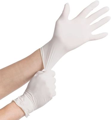 Anti Pollution Disposable Medical Latex Gloves , Disposable Latex Work Gloves