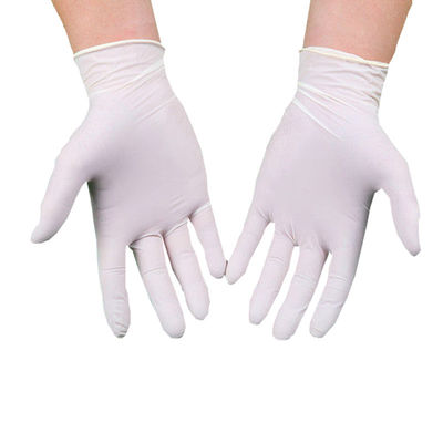 Stretchable Sterile Latex Surgical Gloves Powder Free