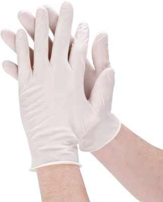 Stretchable Sterile Latex Surgical Gloves Powder Free
