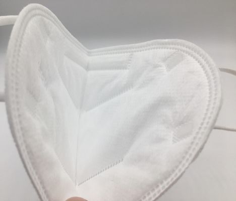 White Disposable Medical Face Mask , 5 Layers KN95 Face Mask