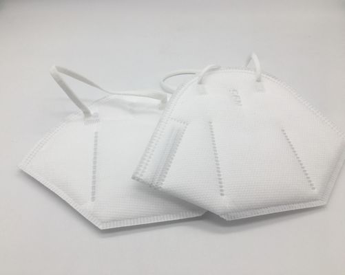 White Disposable Medical Face Mask , 5 Layers KN95 Face Mask