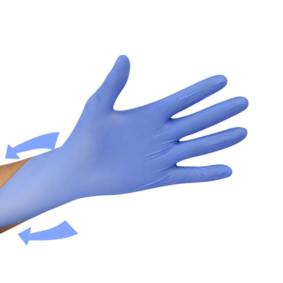 EN455 Medical Disposable Nitrile Gloves Comfortable 9 Inch Length