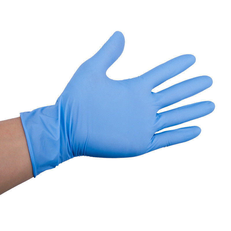 Blue Powder Free Non-Medical Nitrile Gloves With High Quality Disposable NItrile gloves