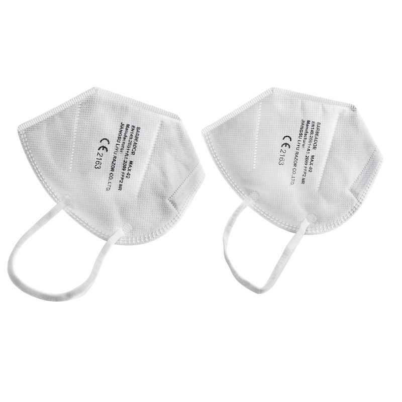 White Disposable Medical Face Mask , 5 Layers KN95 Face Mask